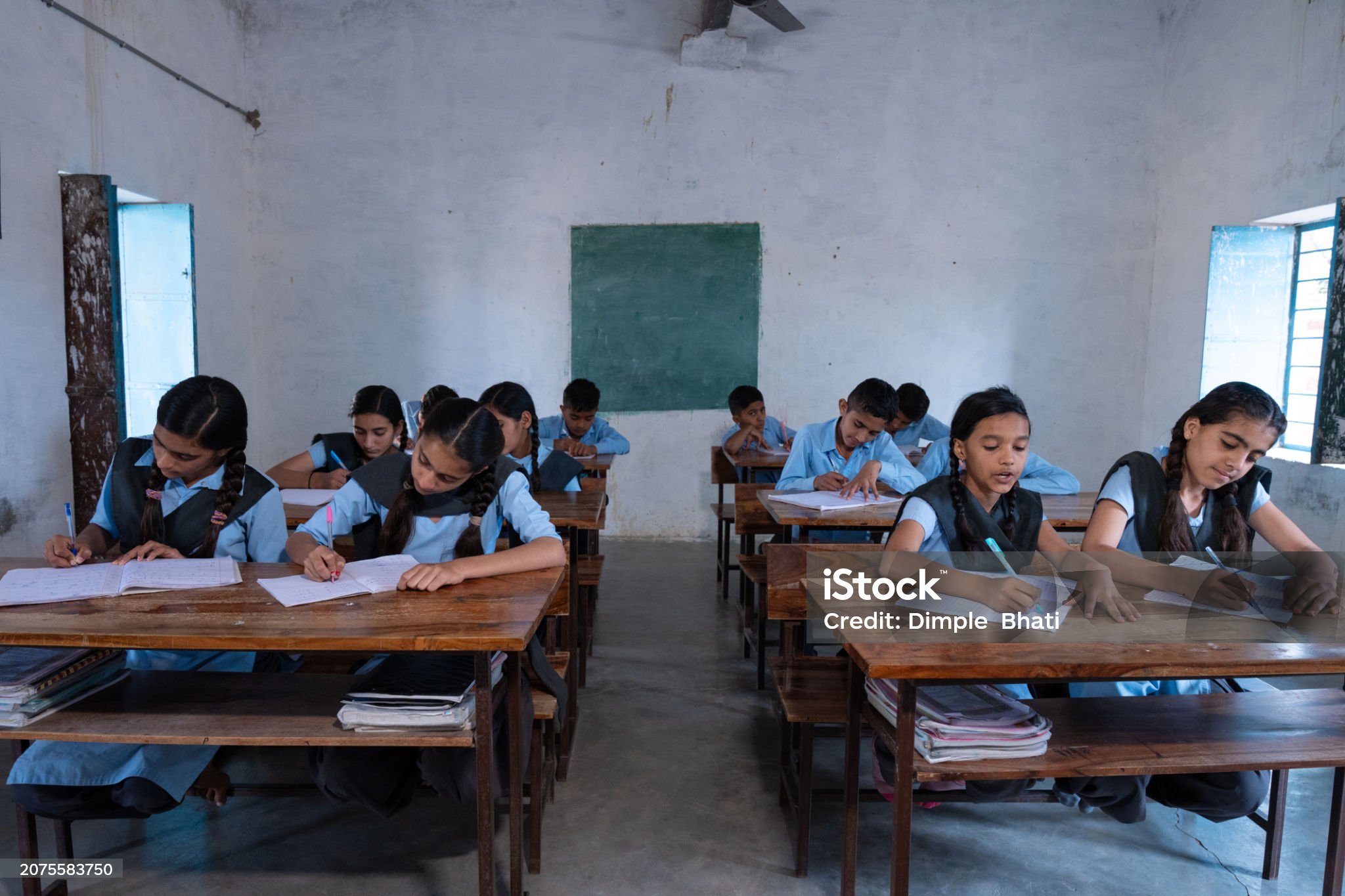 Students in a classroom